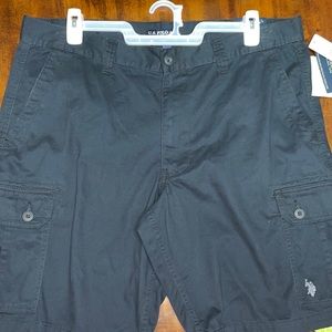 US Polo Assn Men’s black cargo shorts